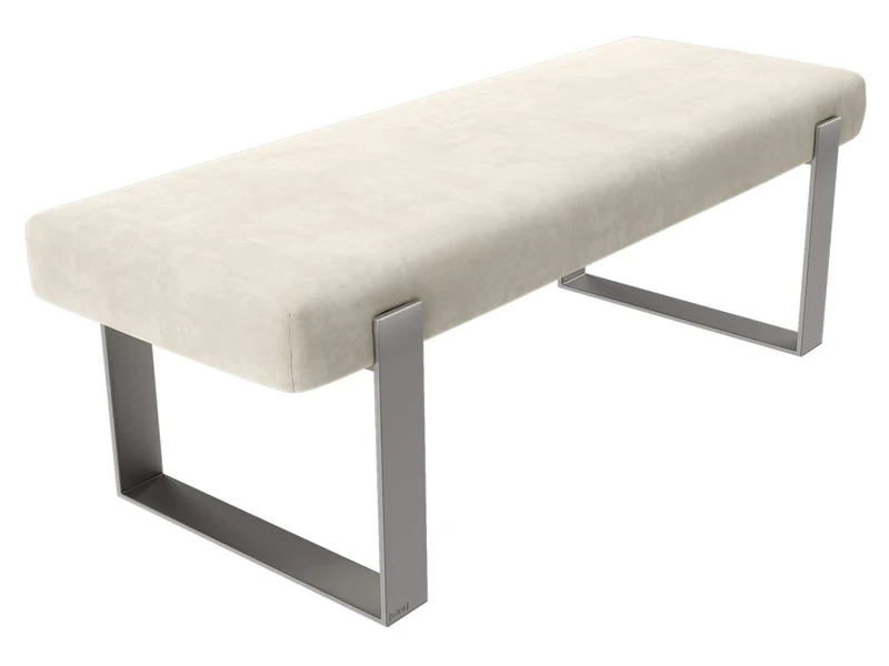 Vant Upholstered Bedroom Bed Bench - Living Room & Lounge Ottoman - 158 kg Weight Capacity (Suede Neutral Sand)