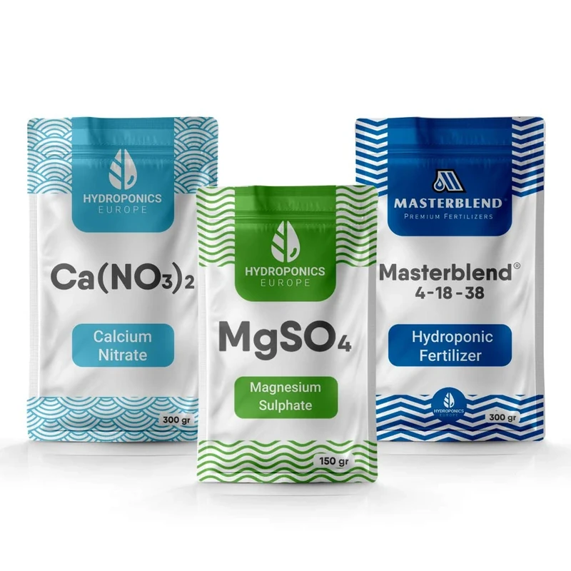 Masterblend 4-18-38 Complete Nutrients Hydroponic Fertilizer Kit – Shipping from EU (0.75)