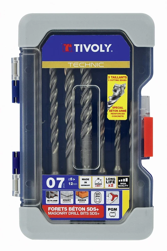 Tivoly Ranger T7 SDS Master 3 TECHNIC 10922770003 Drill Bit Set