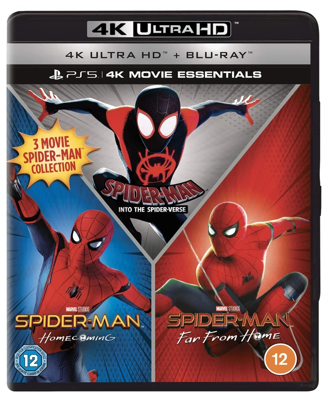 Spider-Man: Far from Home / Spider-Man: Homecoming / Spider-Man: Into the Spider-Verse - Set [Blu-ray] [Region B]