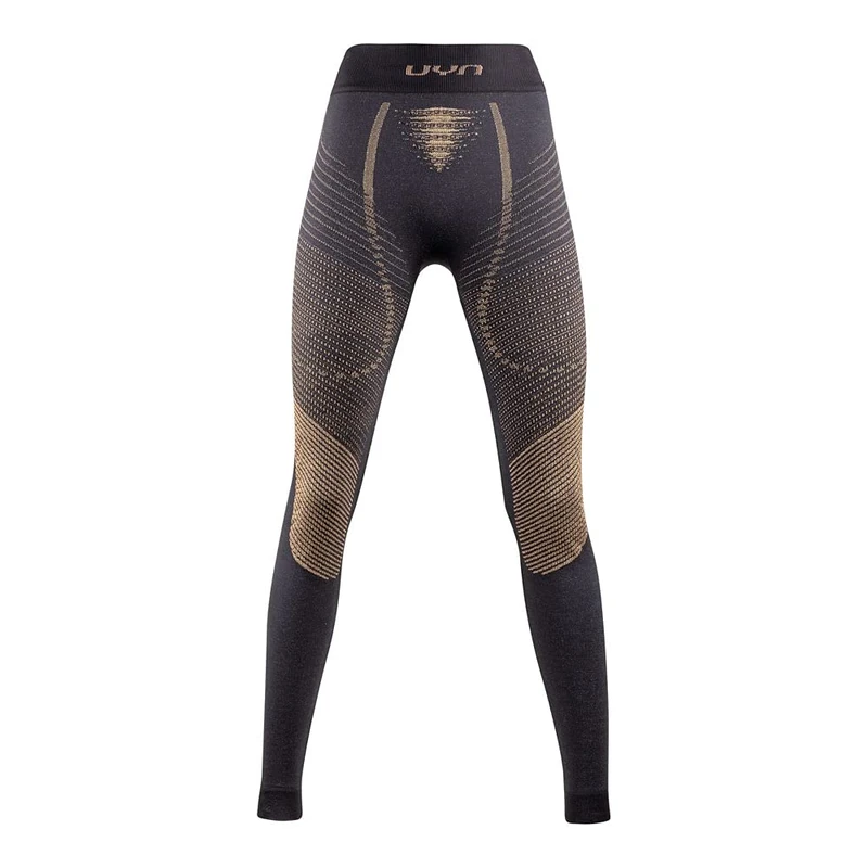 UYN U100230 FUSYON CASHMERE SHINY 2.0 UW LONG Pants Women's Golden celebrity XS