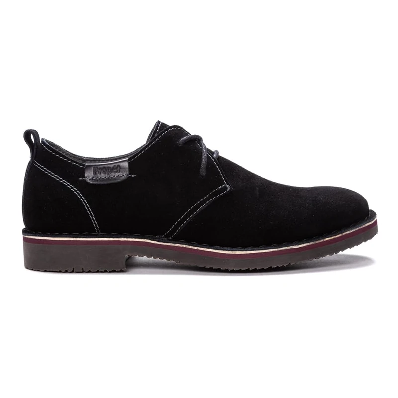 Propét Men's Finn Oxford, Black, 14 UK