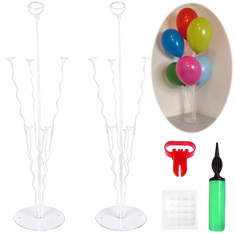 Behose 2PCS Balloon Stand Kit - 71CM Reusable Table Holders