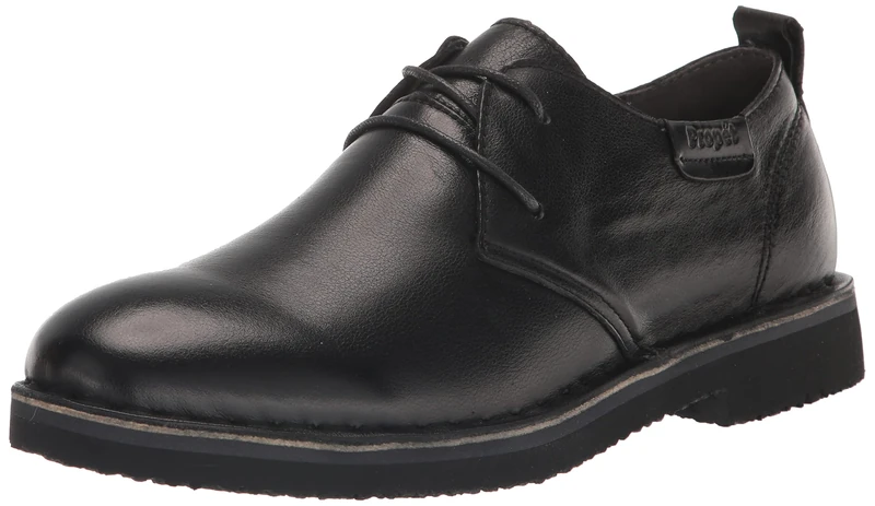 Propét Men's Finn Oxford, Black, 9.5 UK