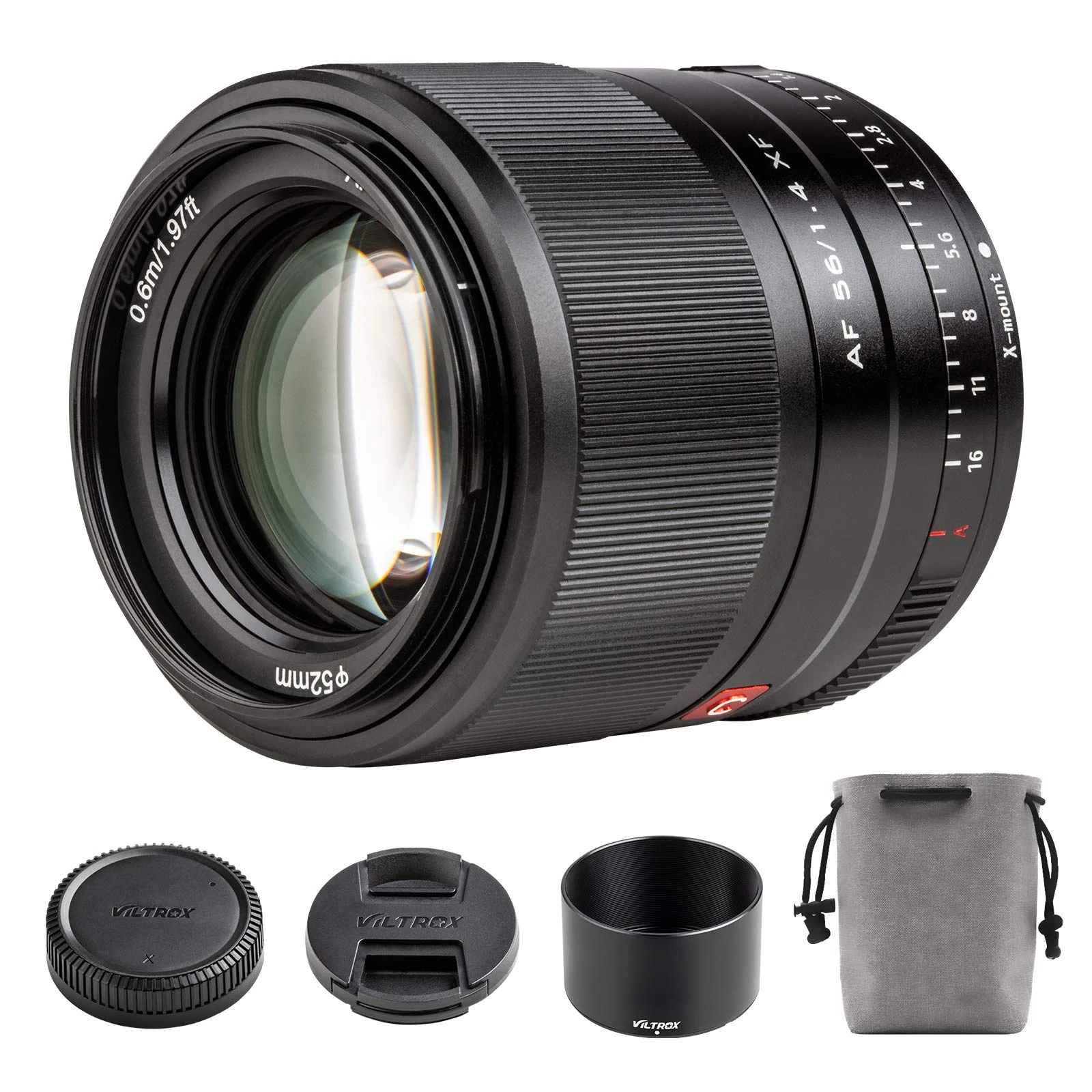 VILTROX 56mm F1.4 Autofocus Lenses for Fuji X Mount Camera Lenses Camera Lenses Compatible with Fujifilm X-T5 X-H2S X-S10 X-T30II X-T20 X-T10 X-T4/-T3/-T2/-PRO3/-M1/-H1/-E4