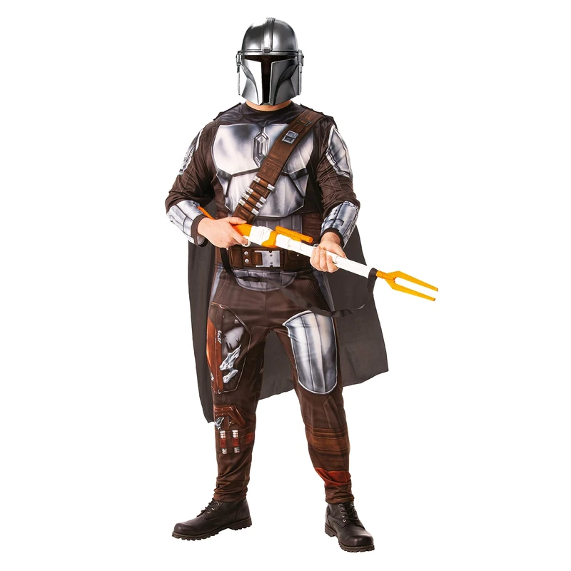 Rubies Official Disney Star Wars The Mandalorian Adult Costume, Mens Fancy Dress, Size Standard (Chest 38'-42') Halloween, World Book Day