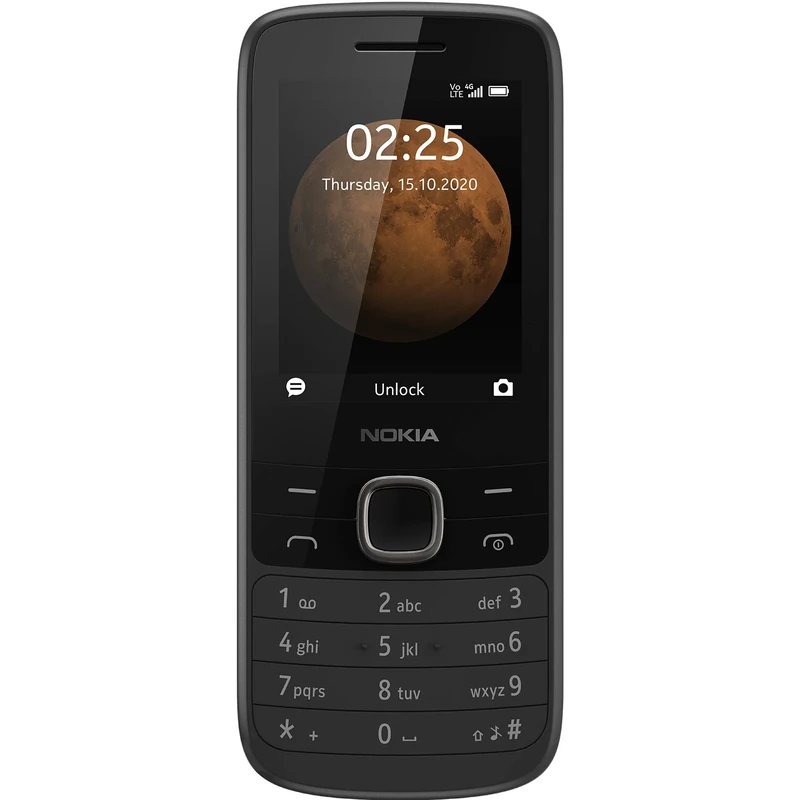 Nokia 225 4G 2.4-Inch UK SIM-Free Feature Phone (Dual SIM) – Black