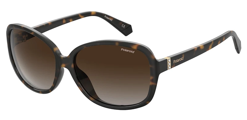 Polaroid PLD 4098/S 086 HAVANA, 58, ROUND/OVAL, Polarized