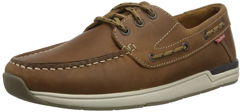 Chatham Men's Hastings Boat Shoe, Tan, 6 UK