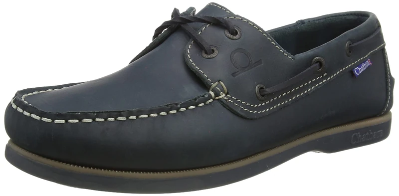 Chatham Men's Whitstable Boat Shoe, Navy, 8.5 UK