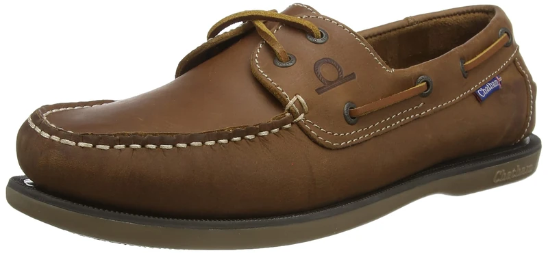 Chatham Marine Mens Whitstable Boat Shoes Tan 8.5 UK