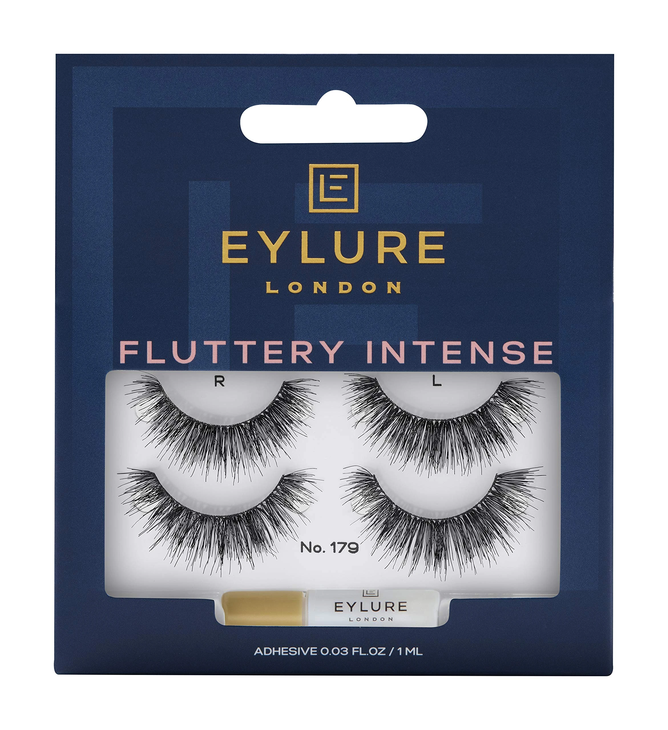 Eylure Fluttery Intense 179 Twin Pack, Black