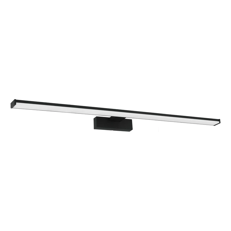 Eglo LED Bathroom Wall Light Pandella 1, Vanity Mirror lamp Made of Aluminium and Plastic, Over Cabinet Lighting in Black and White, IP44, Neutral White, 73.1 inches