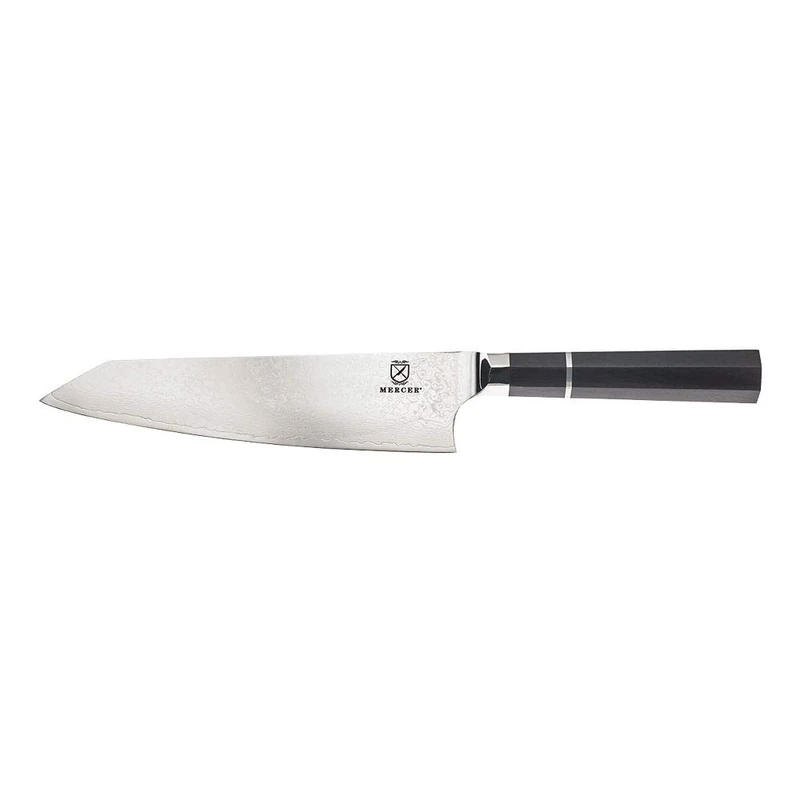 Mercer Culinary Premium Grade Super Steel, 8-Inch Chef's Knife, Ebony Wood Handle