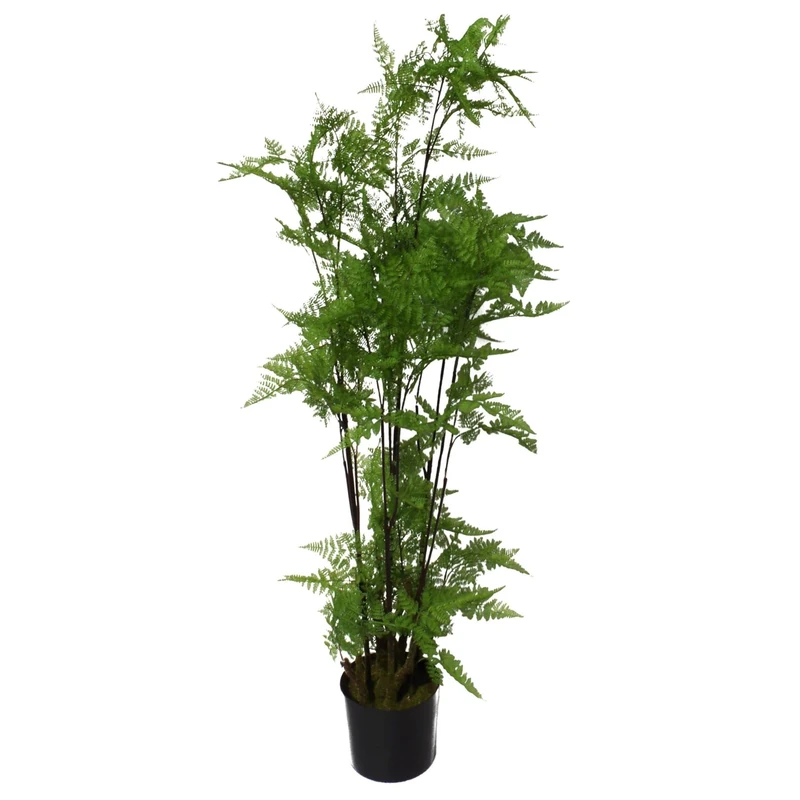 Leaf Artificial Realistic Natural Look Pot, Moss Fern Large, 150cm