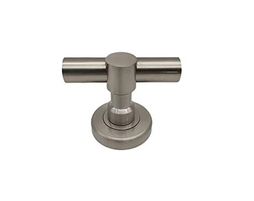 Brorus Hand Crank Cross with Satin Nickel Rosette, 0