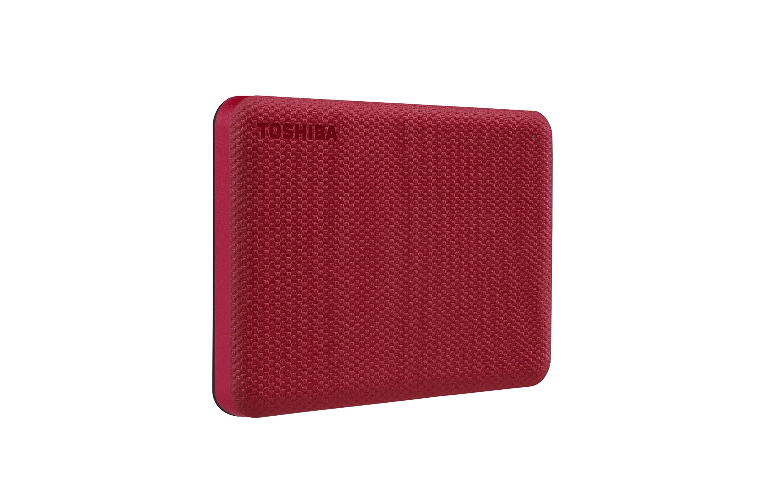 TOSHIBA Canvio Advance 2TB Portable External Hard Drive USB 3.0, Red - HDTCA20XR3AA