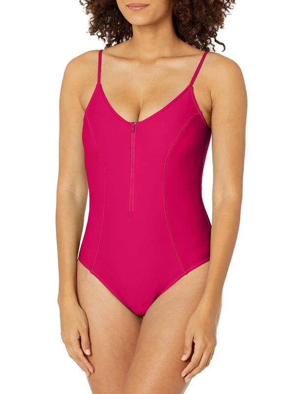 Body Glove Smoothies Skylar One-Piece Swimsuit - Zip Front, X-Small