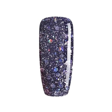 Bluesky Gel Nail Polish, Confetti Set, Pink, Blue, Peach, Glitter, Shimmer, Confetti (Requires Curing Under Uv/Led Lamp), 10 ml - Image 1