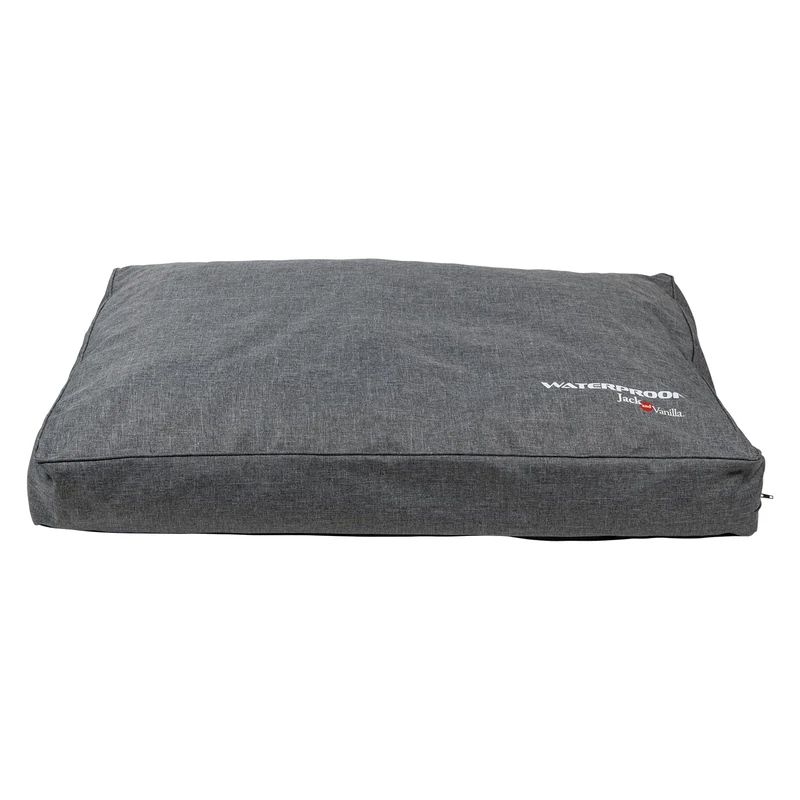 JACK AND VANILLA - Waterproof Dog Bed - Waterproof, Durable and Comfortable Basket for Small to Large Dogs - Easy to Wash - Colour: Light Grey, L, 100 x 70 x 14 cm