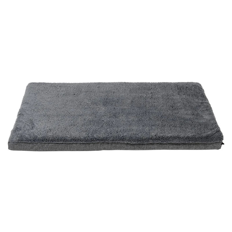 JACK AND VANILLA, Orthopedic Waterproof Ergonomic Cage Cushion for Animals, Optimal Comfort, Easy to Clean, Dimensions 88 x 55 x 5 cm, Light Grey, Waterproof Sport Model - Image 1