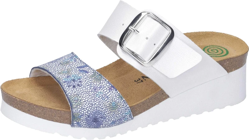 Dr. Brinkmann Women's 700017-03 Flat Sandal, Blanco, 9.5 UK