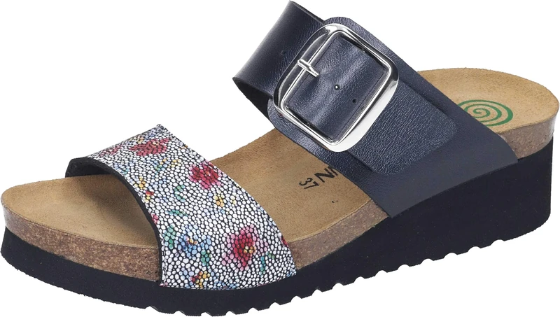 Dr. Brinkmann Women's 700017-01 Flat Sandal, Negro, 9.5 UK