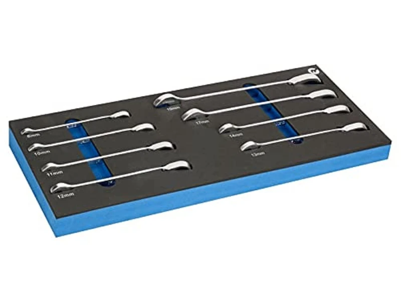 IRIMO 1/3 Foam Ratchet Combination Wrenches Set (8 pcs)