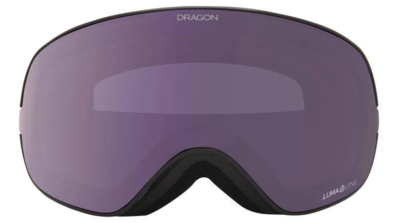 Dragon Unisex Snowgoggles X2S with Bonus Lens - Split with Lumalens Violet + Lumalens Purple Ion - Image 1