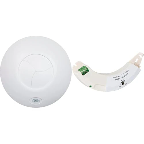 Airflow iCON 15 Extractor Fan - 100mm/4" - with Plug in Timer Module, 3 Years Warranty