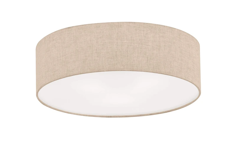 Fischer & Honsel Ceiling Light, Textile, E14, Sand Colour
