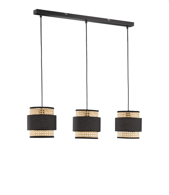 Fischer & Honsel Pendant Light Lamp, Metal, Black