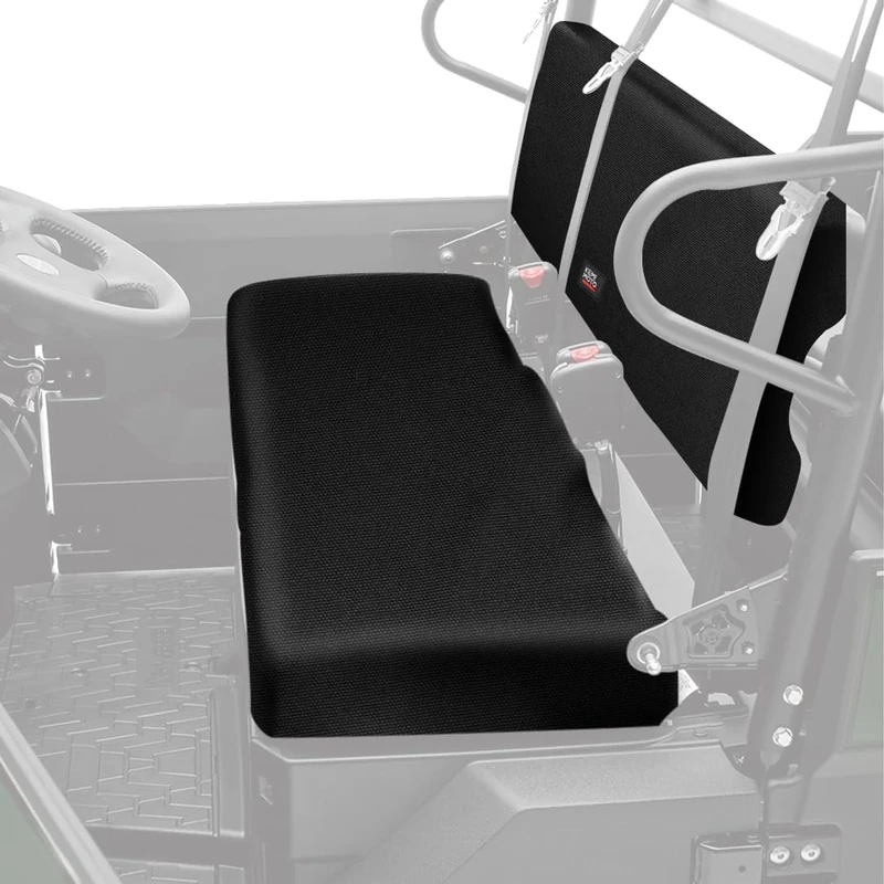 KEMIMOTO Front Bench Seat Cover Compatible with Kawasaki Mule PRO-FXT DXT FX DX 2015-2023 Replace OEM Part KAF080-039 Black Rear Seat Cover