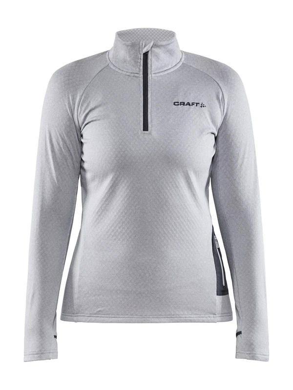 Craft Women's Core Trim Thermal Midlayer W Grey Melange XXL Running Jacket