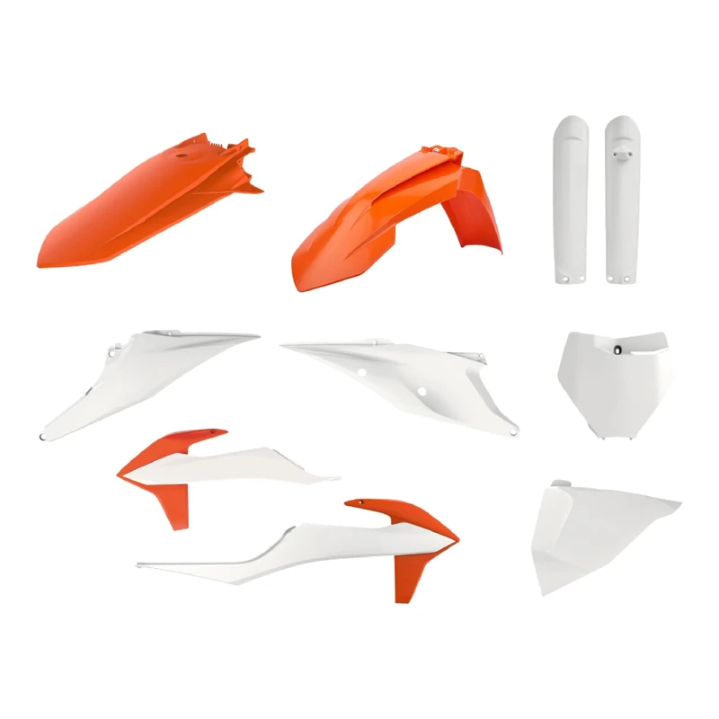 POLISPORT 91012 - Polisport MX Plastic Replica Kit for those looking for OEM Quality for KTM Motorcycles in Colour OEM