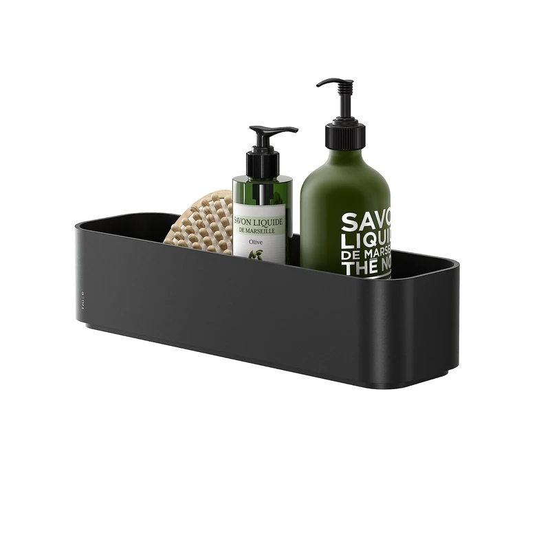 Tiger 2-Store Wall tray/Shower basket 35 cm Black