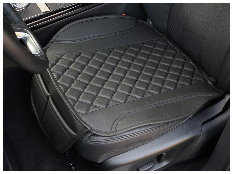 BREMER SITZBEZÜGE OT404 Faux Leather Seat Cover Compatible with Land Rover Range Rover MK2 Seat Cushion in Faux Leather Black