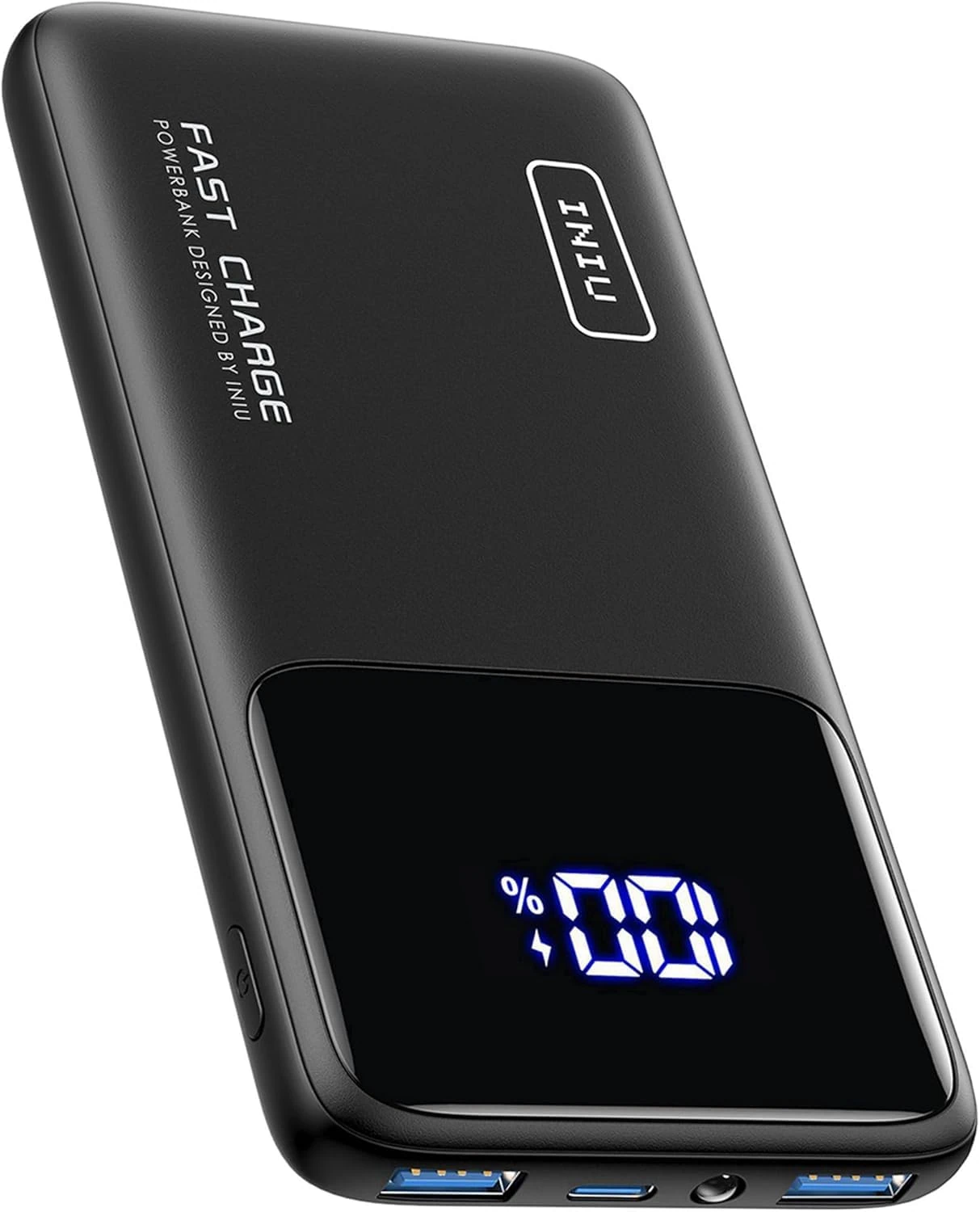 INIU Power Bank, Slim 22.5W PD Fast Charging Portable Charger, USB C in&out 10000mAh Battery Pack, Travel Essentials Powerbank, Mobile Phone Charger for iPhone 17 16, Samsung S25 S24, iPad, Xiaomi etc