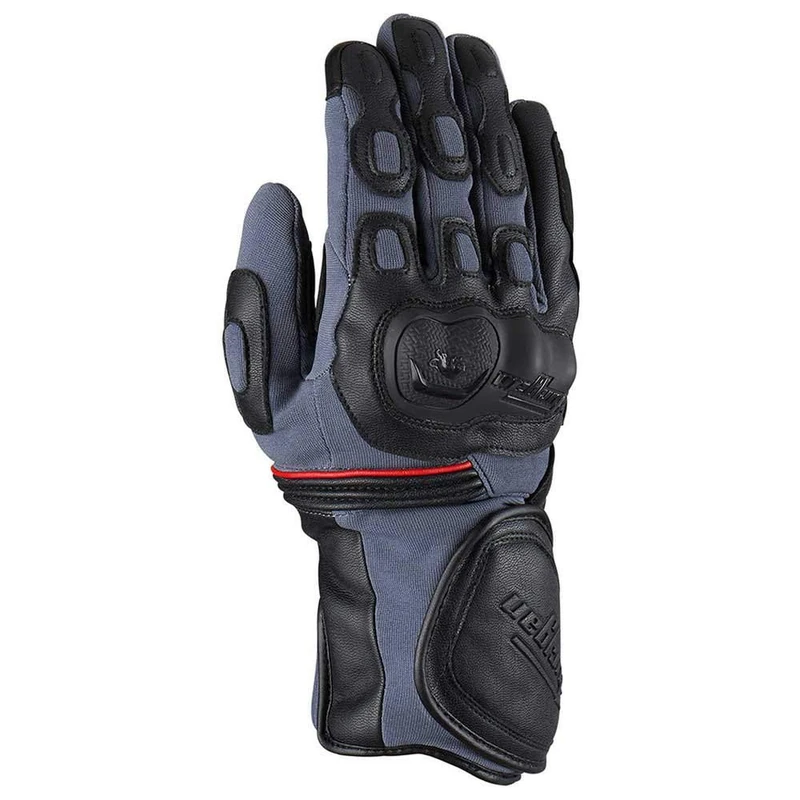 Furygan DIRT ROAD - Motorcycle gloves Man - Waterproof - Strong leather - Touch screen - Touring and adventure - All Seasons - Breathable with Thermal Lining