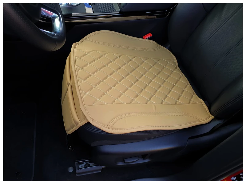 BREMER SITZBEZÜGE OT405 Faux Leather Seat Cover Compatible with Land Rover Range Rover Sport 2 Seat Cushion in Faux Leather Beige