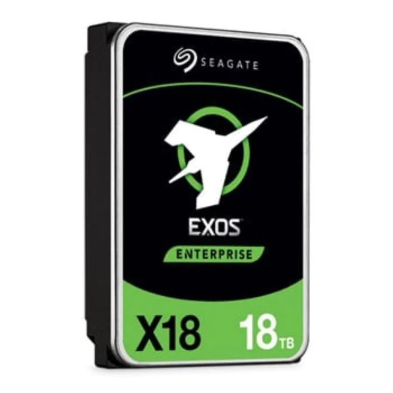 Seagate Exos X18 Enterprise Class, 18TB, Enterprise Internal Hard Drive, SATA, 3,5" 6Gbit/s, 128MB cache ((ST18000NM000J)