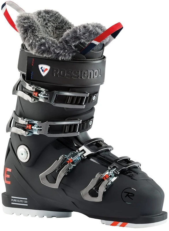 Rossignol Pure Elite 120 Ski Boots, Women, Soft Black, 22