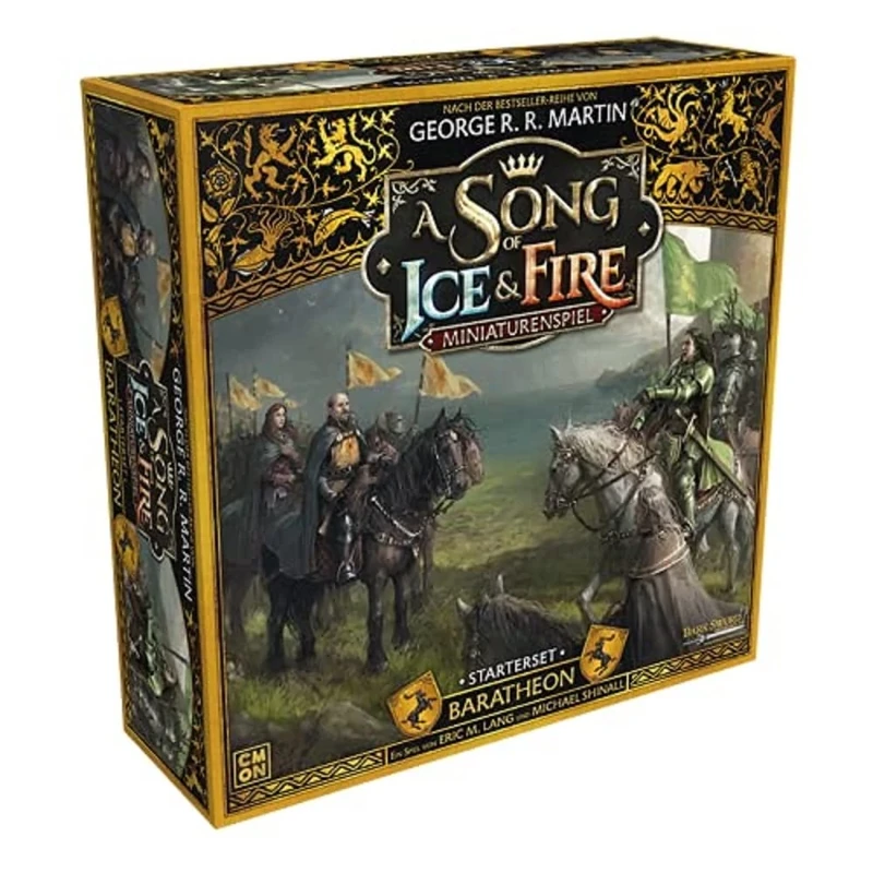 CMON, A Song of Ice & Fire - Baratheon, Starter Set, Tabletop, 2 Players, Ages 14+, 45+ Minutes, German, Multilingual