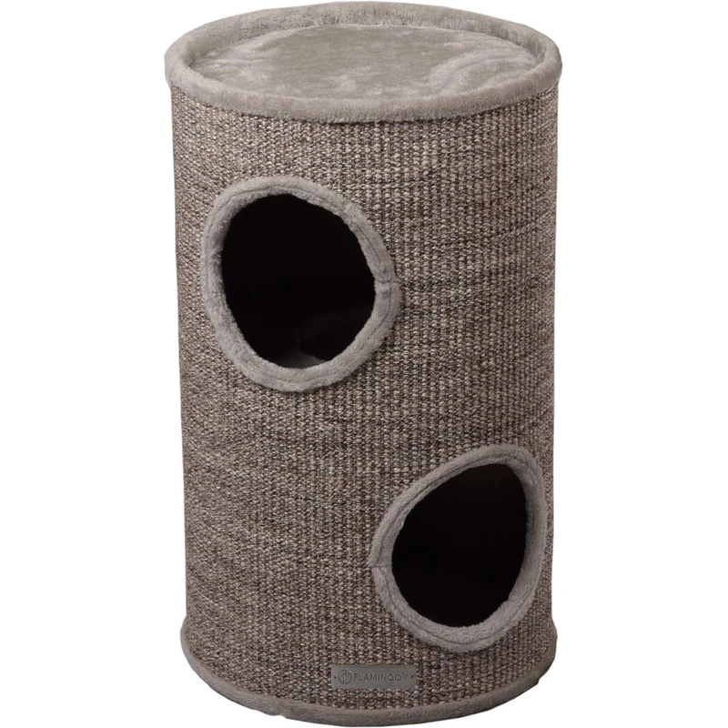 Flamingo SCRATCHING BARREL GRETA GREY S 35x35X60CM