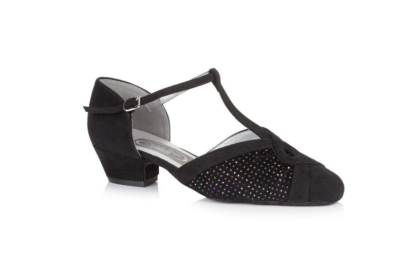 Freed of London Women's Emerald Dance Shoe, Black, 2.5 UK Wide