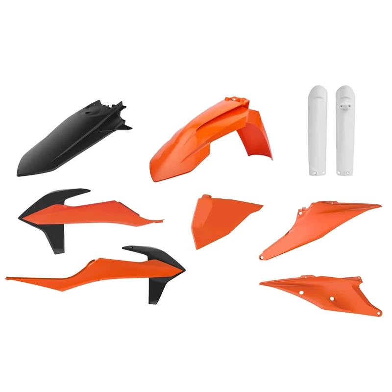 POLISPORT 91015 - Polisport Enduro Plastic Replica Kit for Those Looking for OEM Quality for KTM Motorcycles in Colour OEM