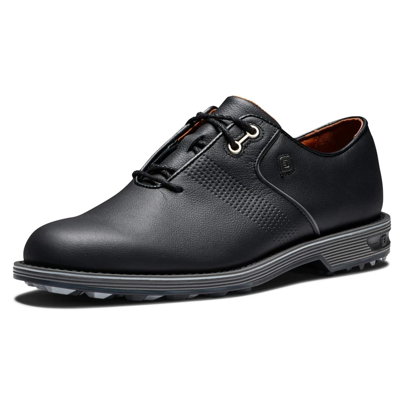Footjoy Men's PRESMIERE Series Flint Golf Shoe, Black, 9.5 UK