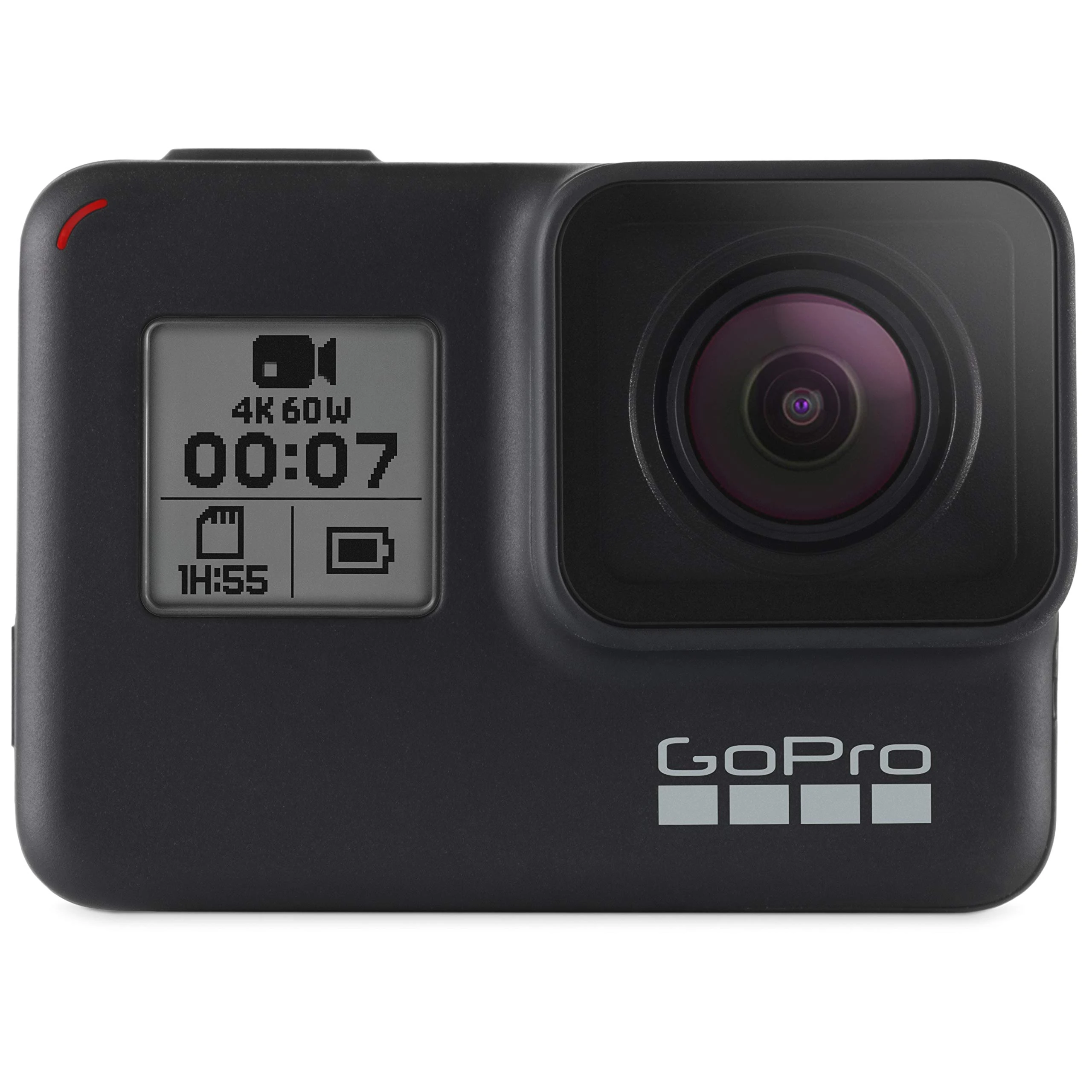 GoPro HERO7 Waterproof Digital Action Camera 12.0 Megapixel with Touch Screen 4K HD Video Photos Live Streaming Stabilization 2-Inch Screen Black (Renewed)