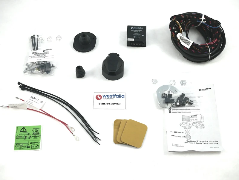 Wiring Kit 13-Pin and Vehicle-Specific for Opel Astra K Hatchback 5-Door/Station Wagon (Estate) / Sports Tourer (from Year of Manufacture 09/2015)