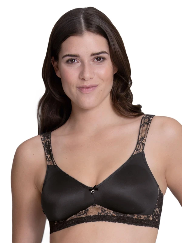 Anita Women's Abby Molded Bra, Semi-Transparent, Schwarz, 32A